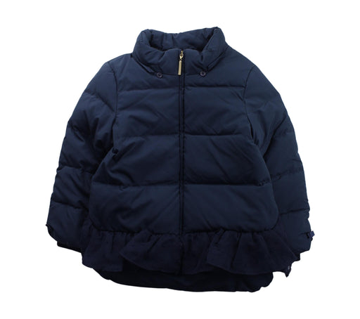 A Blue Puffer/Quilted Jackets from Nicholas & Bears in size 4T for boy. (Front View)