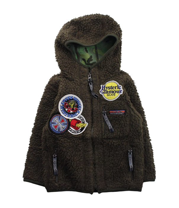 A Green Lightweight Jackets from Hysteric Mini in size 18-24M for boy. (Front View)