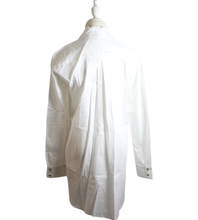 A White Long Sleeve Shirts from Seraphine in size M for maternity. (Back View)