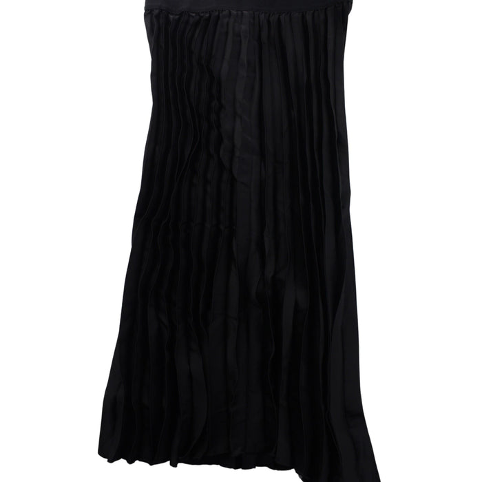 A Black Long Skirts from Seraphine in size S for maternity. (Front View)