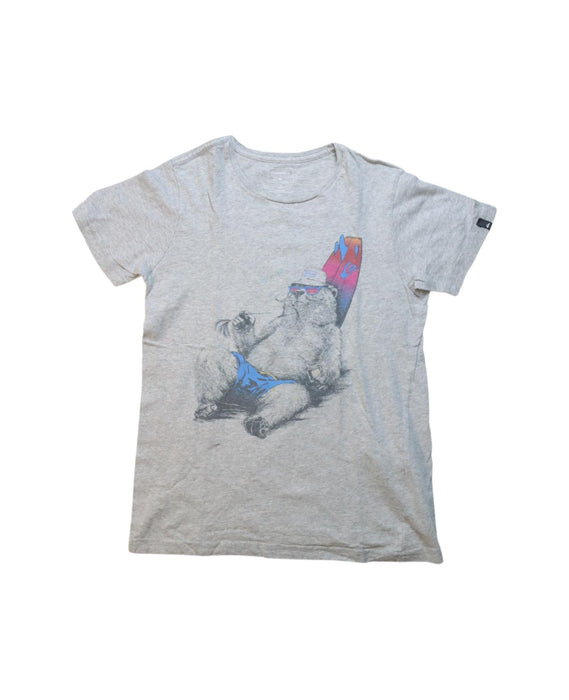A Grey Short Sleeve T Shirts from Quiksilver in size 8Y for boy. (Front View)