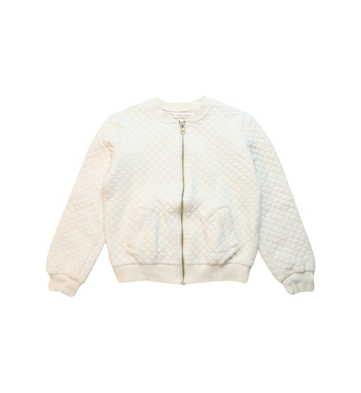 A White Lightweight Jackets from Monoprix in size 8Y for girl. (Front View)