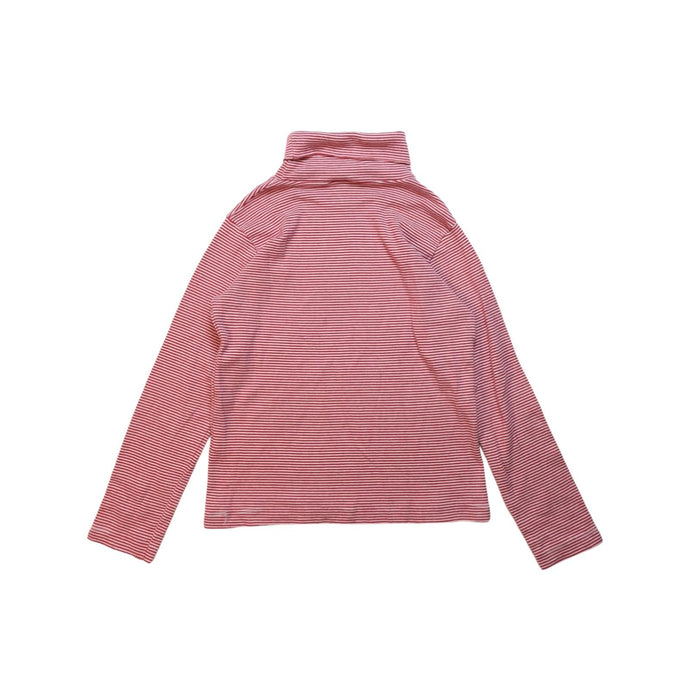 A Red Long Sleeve Tops from Petit Bateau in size 8Y for girl. (Back View)