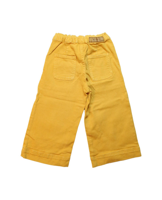 A Yellow Casual Pants from Molo in size 6T for boy. (Back View)