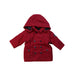 A Red Coats from Jacadi in size 3-6M for girl. (Front View)