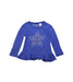A Blue Long Sleeve Tops from Guess in size 4T for girl. (Front View)