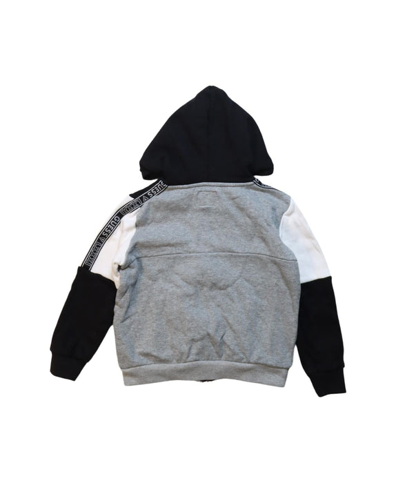 A Multicolour Hooded Sweatshirts from Guess in size 5T for boy. (Back View)