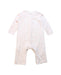 A Pink Long Sleeve Jumpsuits from The Little White Company in size 6-12M for girl. (Back View)