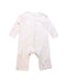 A Pink Long Sleeve Jumpsuits from The Little White Company in size 6-12M for girl. (Back View)