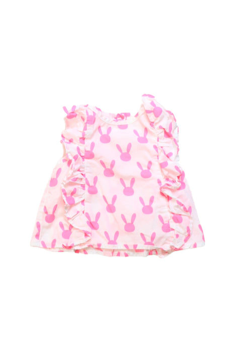 A Pink Shorts Sets from Seed in size 0-3M for girl. (Front View)
