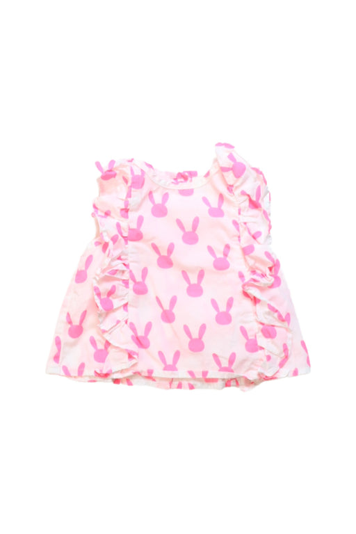 A Pink Shorts Sets from Seed in size 0-3M for girl. (Front View)