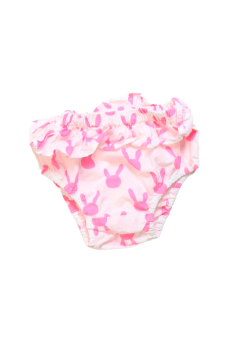 A Pink Shorts Sets from Seed in size 0-3M for girl. (Back View)