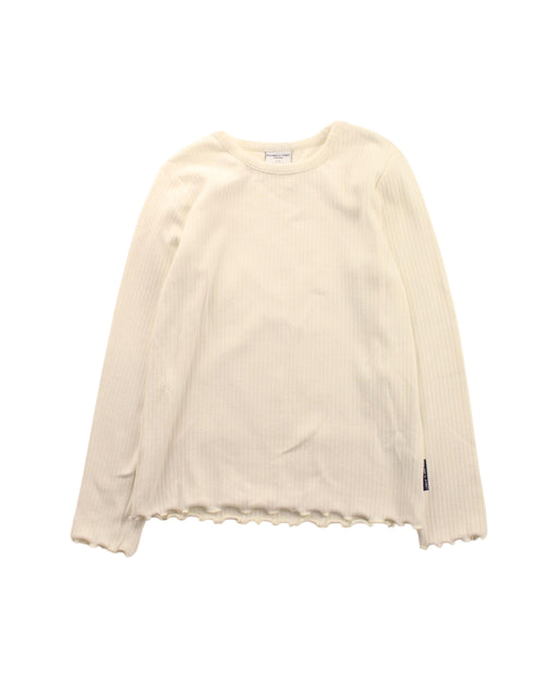 A White Long Sleeve T Shirts from Polarn O. Pyret in size 5T for girl. (Front View)