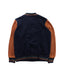 A Blue Zippered Sweatshirts from Polarn O. Pyret in size 6T for boy. (Back View)