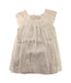 A Beige Short Sleeve Dresses from Bonpoint in size 4T for girl. (Front View)