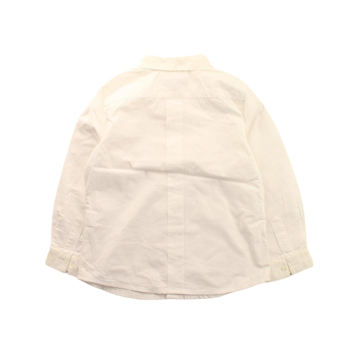 A White Long Sleeve Shirts from Bonpoint in size 4T for boy. (Back View)