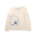 A White Long Sleeve T Shirts from Dior in size 4T for girl. (Front View)