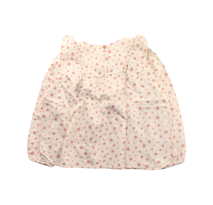 A White Long Sleeve Tops from Nanos in size 8Y for girl. (Back View)