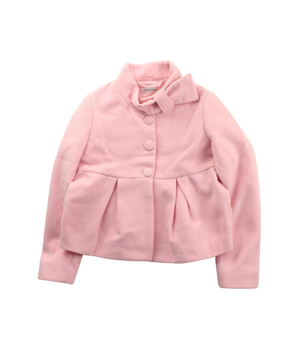 A Pink Coats from I Pinco Pallino in size 8Y for girl. (Front View)
