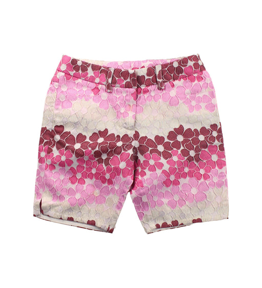 A Pink Shorts from I Pinco Pallino in size 6T for girl. (Front View)