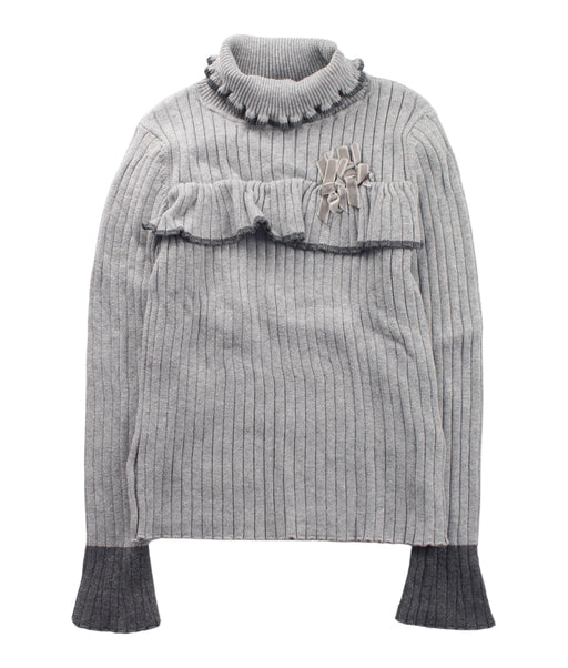 A Grey Knit Sweaters from Nicholas & Bears in size 8Y for girl. (Front View)