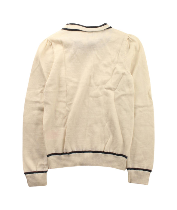 A White Knit Sweaters from Nicholas & Bears in size 8Y for girl. (Back View)
