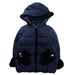 A Blue Puffer/Quilted Jackets from Nicholas & Bears in size 8Y for girl. (Front View)