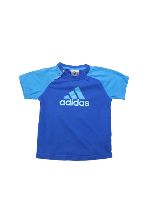 A Blue Short Sleeve T Shirts from Adidas in size 12-18M for boy. (Front View)