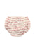 A White Bloomers from Petit Bateau in size 3-6M for girl. (Back View)