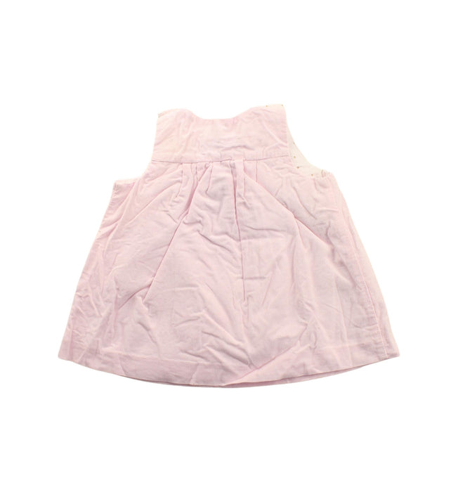 A Pink Overall Dresses from Jacadi in size 3-6M for girl. (Back View)