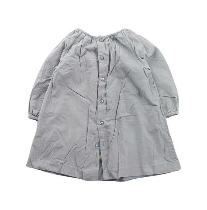 A Grey Long Sleeve Dresses from Jacadi in size 12-18M for girl. (Back View)