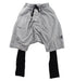 A Grey Shorts from Nununu in size 3T for boy. (Front View)