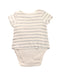 A White Short Sleeve Bodysuits from Seed in size 3-6M for boy. (Back View)