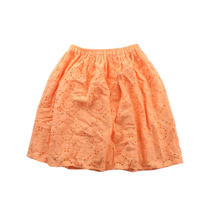 A Orange Skirt Sets from Seed in size 5T for girl. (Back View)