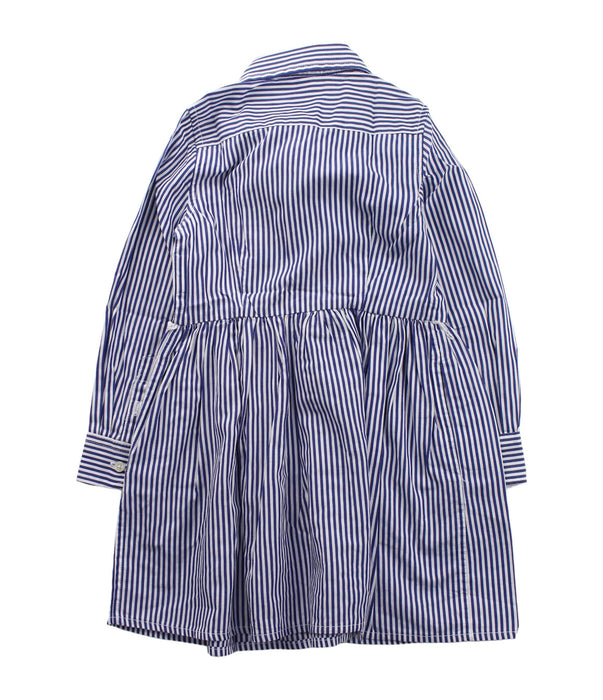 A Blue Long Sleeve Dresses from Polo Ralph Lauren in size 3T for girl. (Back View)