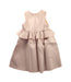 A Beige Sleeveless Dresses from Fendi in size 2T for girl. (Back View)