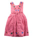 A Pink Sleeveless Dresses from Boden in size 2T for girl. (Back View)