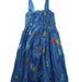 A Blue Sleeveless Dresses from Bobo Choses in size 6T for girl. (Back View)