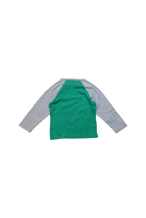 A Green Long Sleeve T Shirts from Petit Bateau in size 18-24M for boy. (Back View)