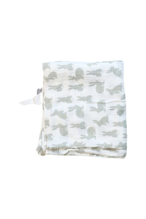 A Grey Swaddles from The Little Linen Company in size O/S for neutral. (Back View)