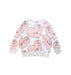 A Pink Crewneck Sweatshirts from Catalog in size 7Y for girl. (Front View)