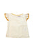 A Yellow Short Sleeve Tops from Fabindia in size 6T for girl. (Front View)