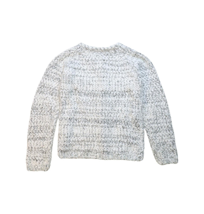 A Grey Cardigans from DPAM in size 8Y for neutral. (Back View)