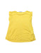 A Yellow Sleeveless Tops from Mayoral in size 7Y for girl. (Back View)