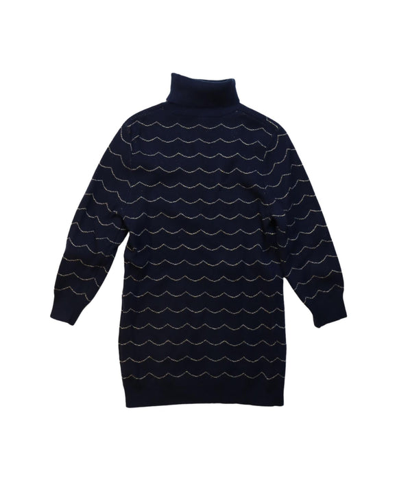 A Navy Sweater Dresses from Chloe in size 4T for girl. (Back View)