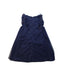 A Navy Sleeveless Dresses from Tahari in size 5T for girl. (Back View)