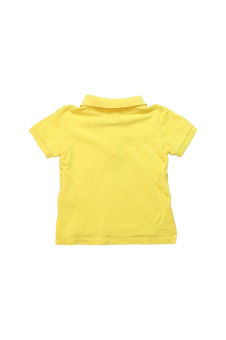 A Yellow Short Sleeve Polos from Ralph Lauren in size 12-18M for boy. (Back View)