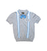 A Grey Short Sleeve Polos from As Little As in size 3T for boy. (Front View)