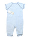 A Blue Short Sleeve Jumpsuits from Guess in size 6-12M for neutral. (Back View)