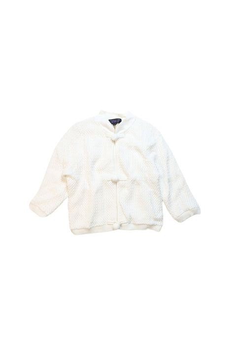 A White Cardigans from Shanghai Tang in size 6-12M for girl. (Front View)